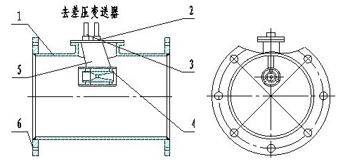單點多重安裝結構簡圖(當管道尺寸為300~1000mm選用)